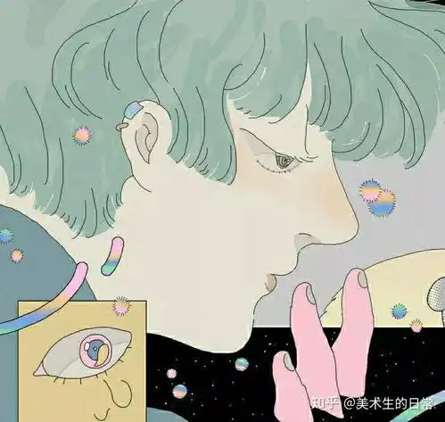 这组插画的配色简直就是甜甜的糖果呀﹁﹁﹁插画设计