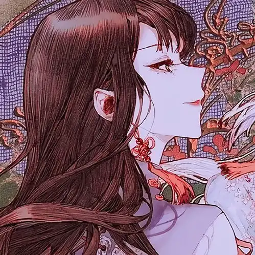 绝美二次元古风女生头像