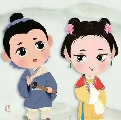 戏曲卡通q图合集戏曲也时尚