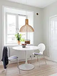 北欧风格62平米的整洁白色公寓组图