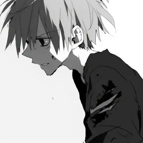 黑色动漫男生头像酷boy
