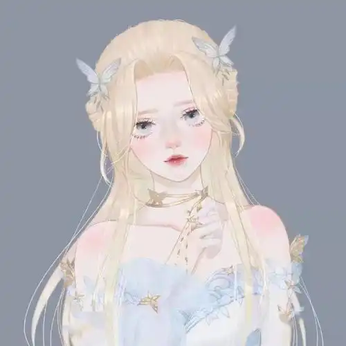 动漫女生头像干净的浅色系绝美动漫头像