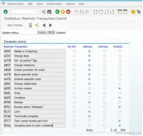 sap揭秘者sap生产订单系统状态控制探讨