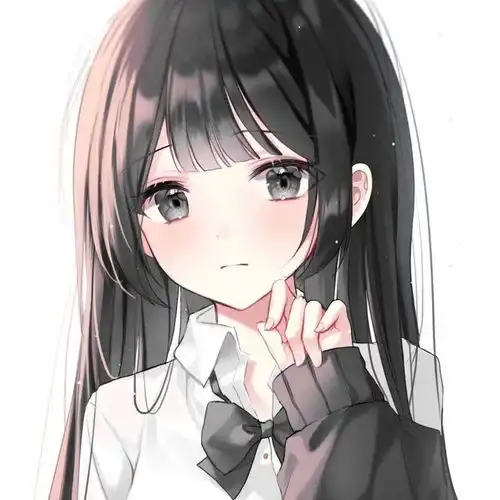 可爱动漫女生头像我还在这里,等风也等你