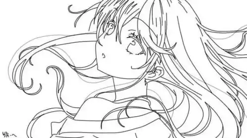 手绘动漫,漫画人物,适合手绘的图,铅笔稿