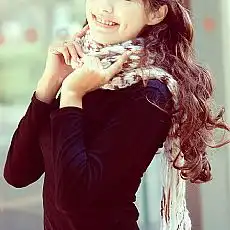 甜系女孩照片怎么调头像