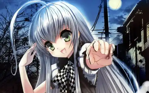 绿色系动漫头像女生壁纸