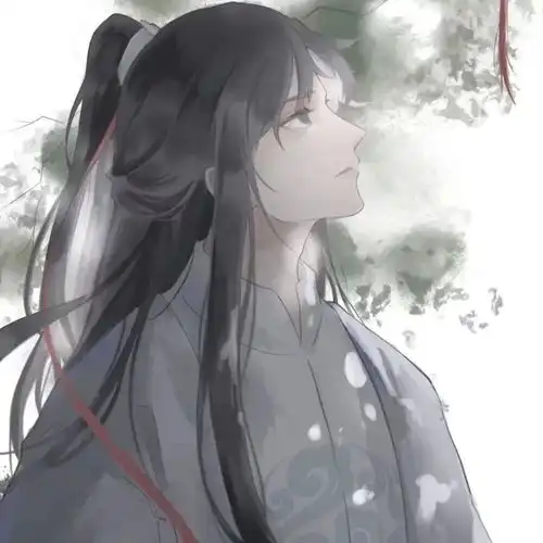 红色系列女生头像动漫古