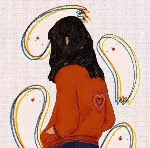 阴影女生头像系头像动漫