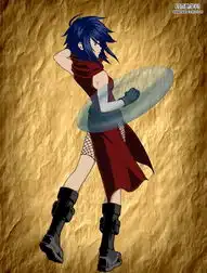 photoshop手绘浪漫忍者美少女漫画风背景