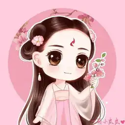 q版西施小青龙头像