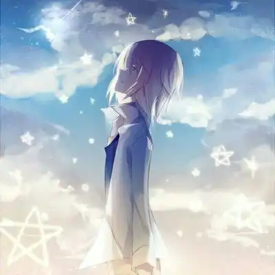 萌系二次元情侣头像真人