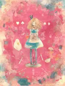 手绘插画人物意境美图清新治愈系二次堆糖,美好生活研究所