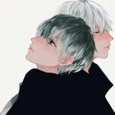 手绘治愈系插画男生头像