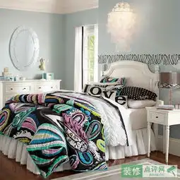 蓝冷系头像儿童房