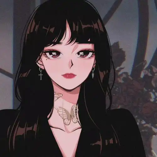 动漫女头可爱手绘头像