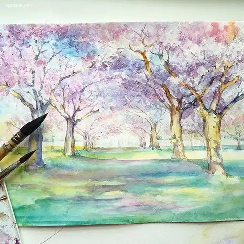 喜欢美,喜欢手绘,干脆就画画好了