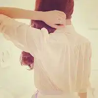 女生背影头像带字因为刚好遇见你