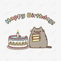 卡通手绘猫咪生日图素材图片免费下载高清png千库网图片编号8879634