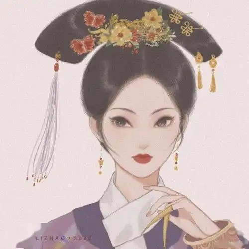 情起缘落,销黯芳华,漂亮的古风人物插画