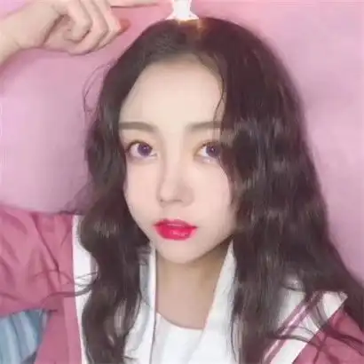 粉色系女生头像,唯美粉色系唯美女生头像真人