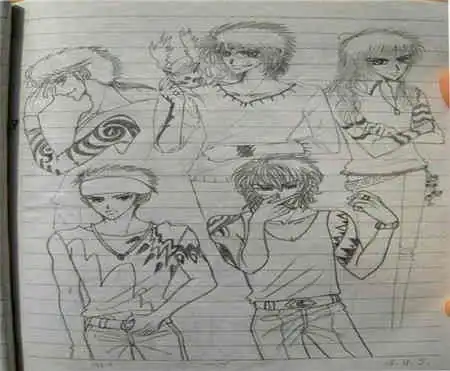 动漫铅笔画素描的类别