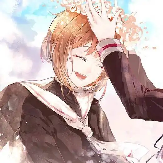 动漫情头在一起时,会假装不注意他