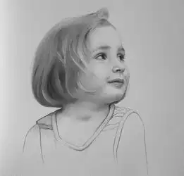 精致人物肖像素描,英国女画家nancyfletcher