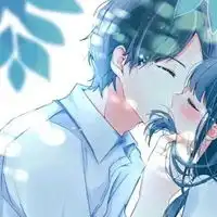 蓝色治愈系情侣头像动漫治愈系蓝色情头一对