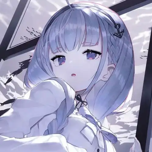 蓝色系动漫头像云破日出你是那道光束