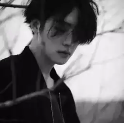 冷系列头像男头像真人黑白