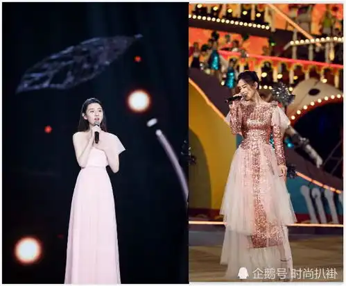 当黄圣依和宋祖儿同穿粉色纱裙,少女感的差距一下出来了
