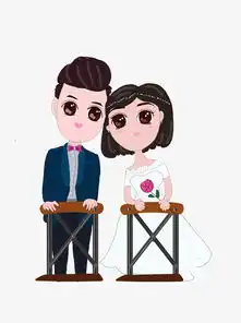 手绘结婚情侣人物素材图片免费下载高清png千库网图片编号9839197