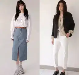 韩系甜美休闲风穿搭参考