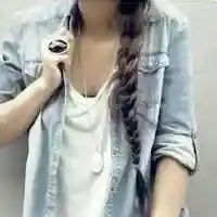 男生女生都是穿蓝色衣服的情侣头像不带文字的