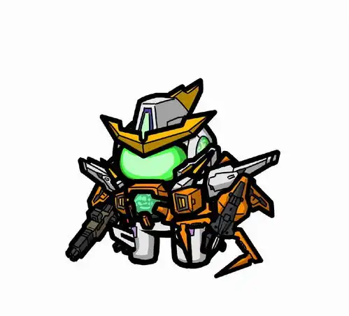 00高达系列,四小强各种形态可爱风高达头像