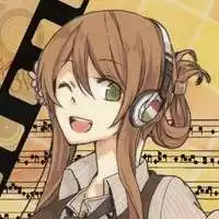 情侣头像黑色系动漫女戴