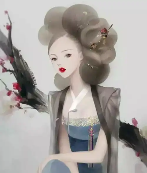 绘画欣赏一位来自韩国的自由插画师的人物绘画,超美