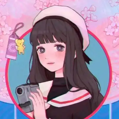 闺蜜头绿色系塌图动漫头