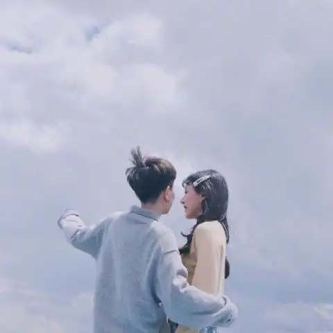 治愈系情侣头像简单气质