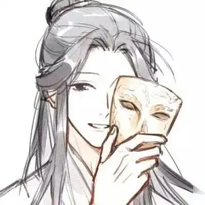 眼镜男卡通头像简笔画古