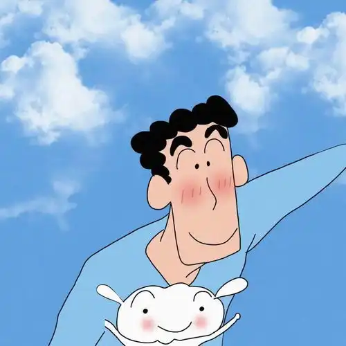 蜡笔小新爸妈情侣头像