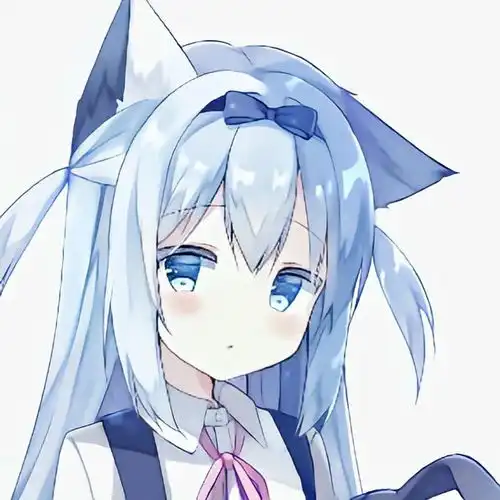 超可爱的猫耳少女头像