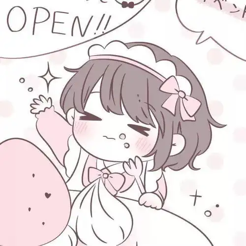 简笔卡通女孩,有兴趣的来一起画