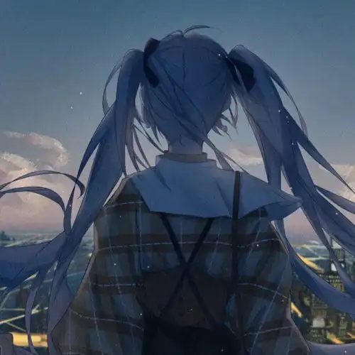 动漫女头背影杀