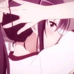 甜美可爱女生头像动漫粉