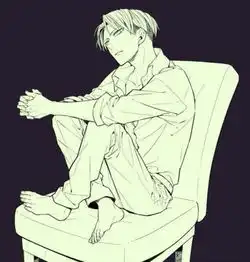 黄头发白衣服的卡通情侣头像一男一女