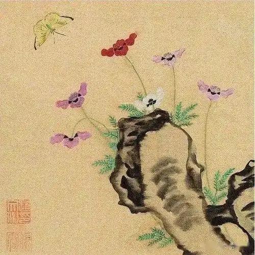 明赵文俶佳卉争鸣卷欣赏