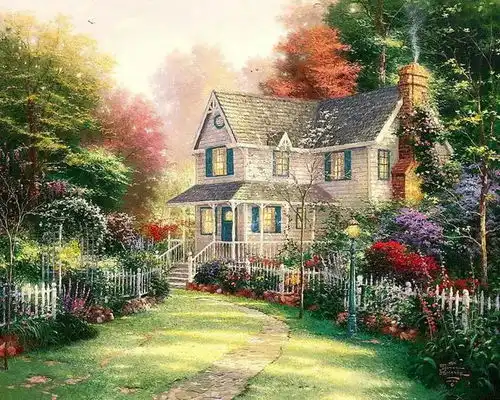 童话世界里的房子头像