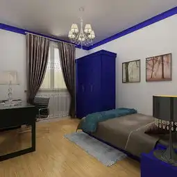 男生蓝色系头像图片两居